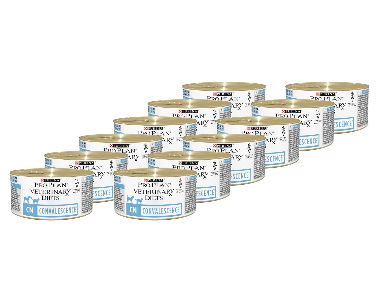 Levně Vlhké krmivo pro psy a kočky Purina Veterinary Diets Convalescence 12x195 g