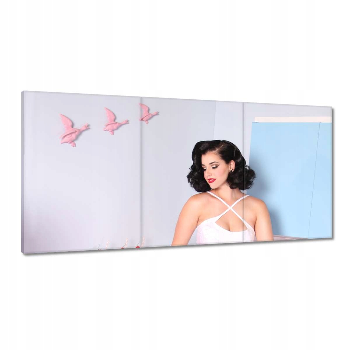 Obrazy 180x90 Vintage Žena Naivka