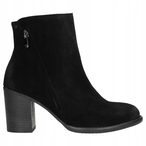 

Buty Wojas Botki damskie skóra czarne r. 40