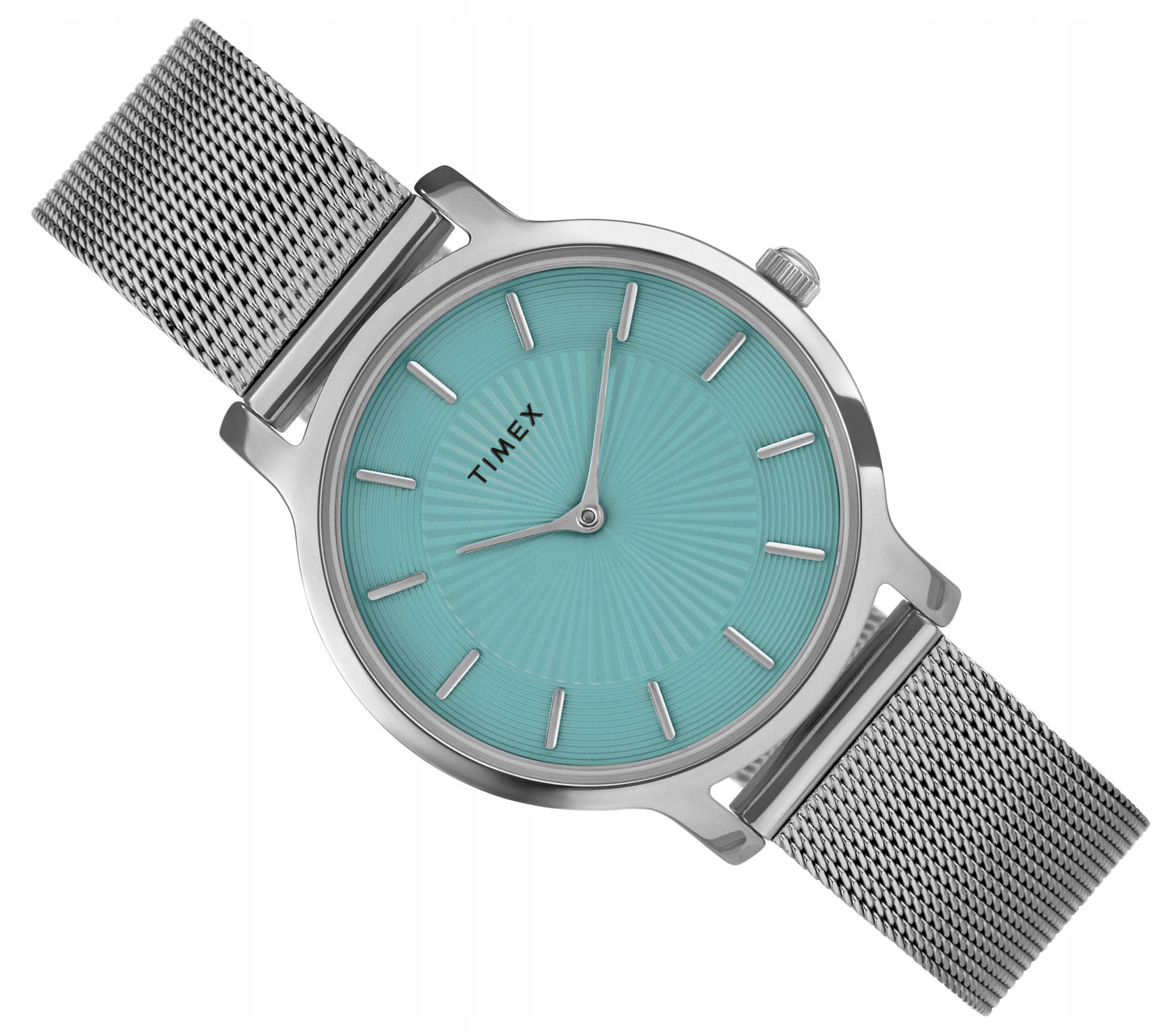 Dámské Tyrkysové Hodinky Timex Fashion Transcend TW2Y10100 34 mm