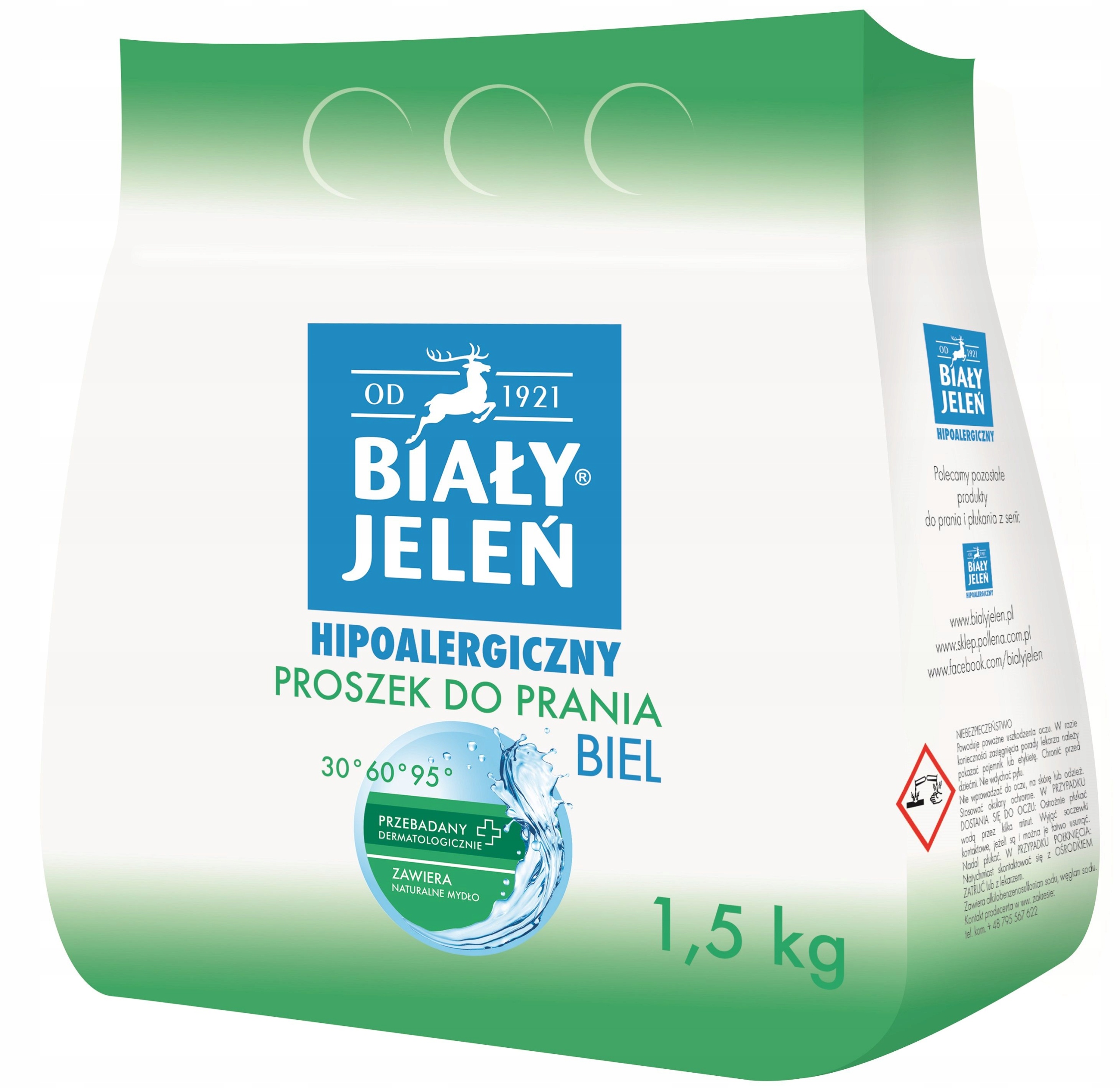 

Biały Jeleń proszek do prania Biel 1,5kg