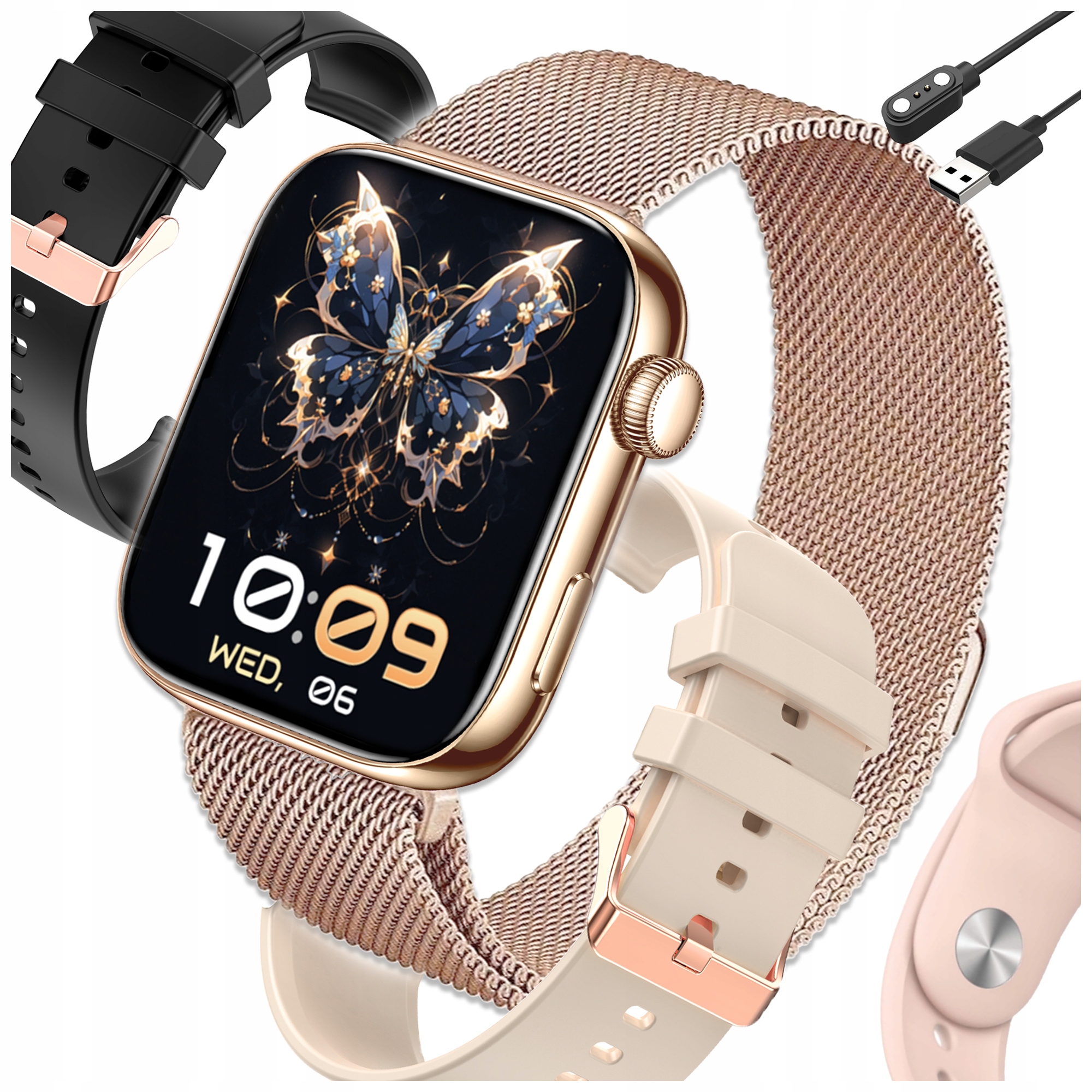 Chytré Hodinky Dámské Hodinky Čes Menu Upozornění Hovory Smart Watch