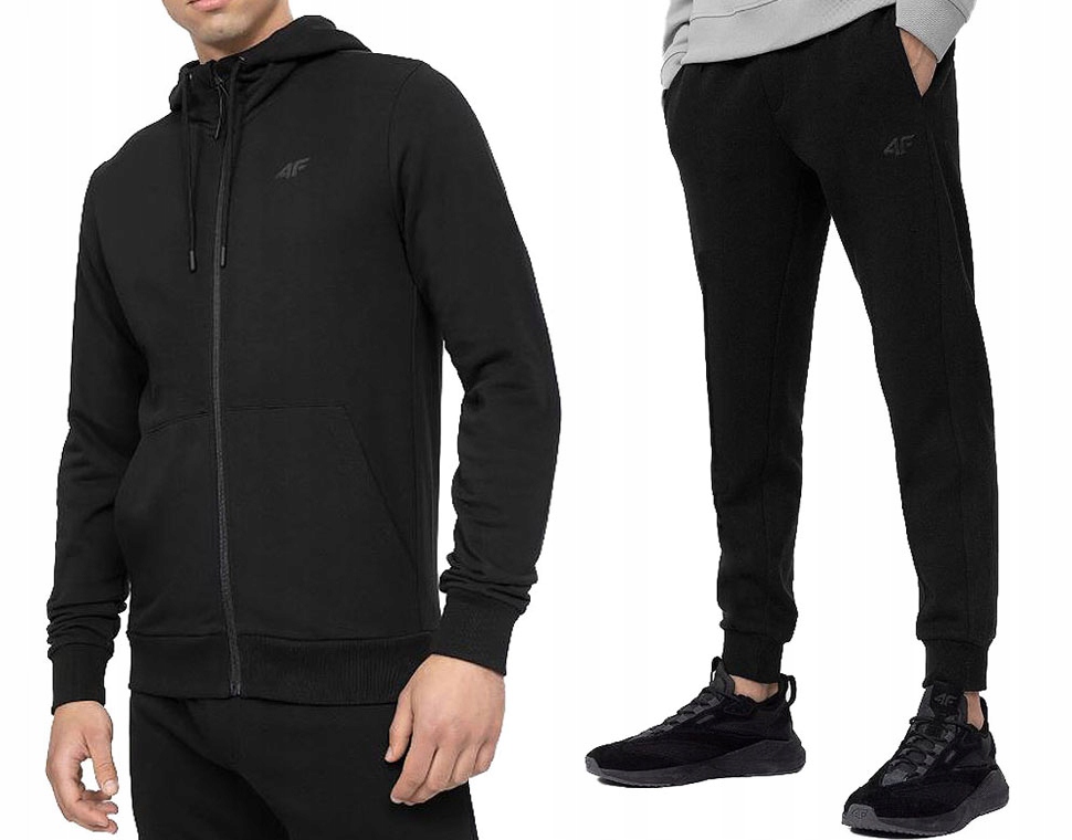 

4F Męski Dres Bawełna Komplet Bluza Spodnie r.L