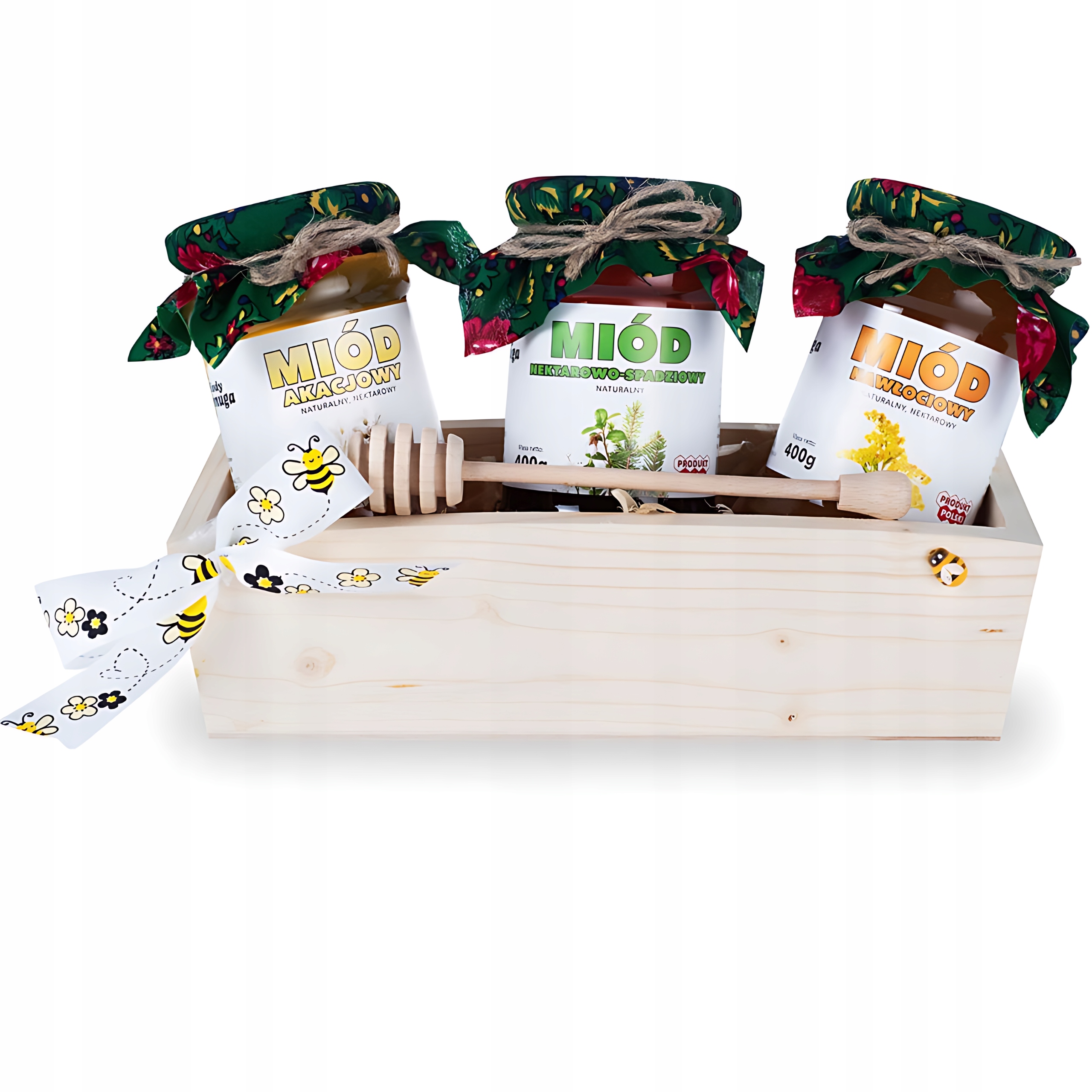 Levně Sada medů Dárek k narozeninám a jmeninám pro maminku tatínka prarodičů 3x400g