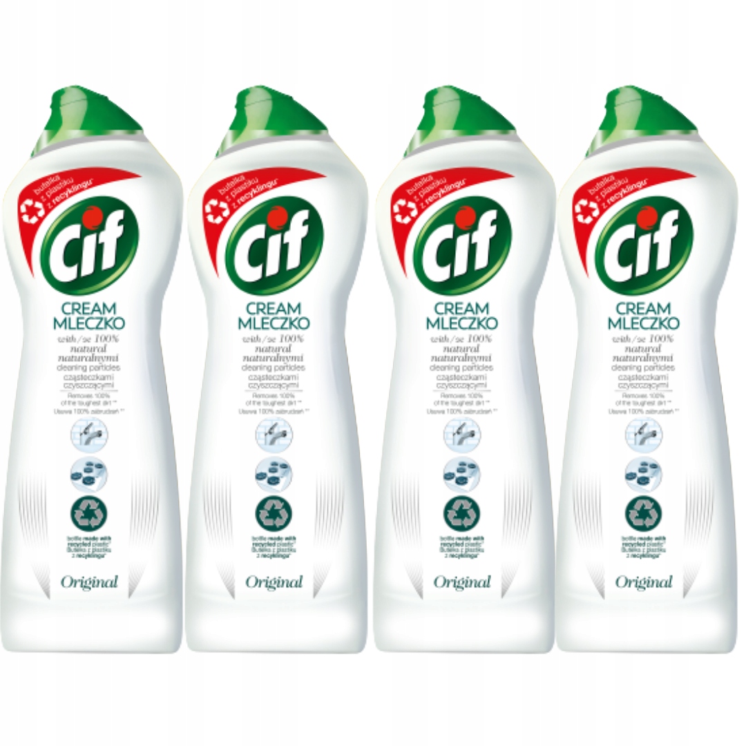 

Cif Cream Mleczko z mikrokryształkami 4 x 780g