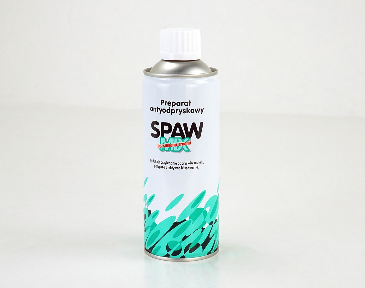 ŚRODEK ANTYODPRYSKOWY SPAWMIX SPRAY 1szt MIG PREPARAT DO SPAWANIA 400ml Kod producenta SPAWMIX SPRAY RSH0