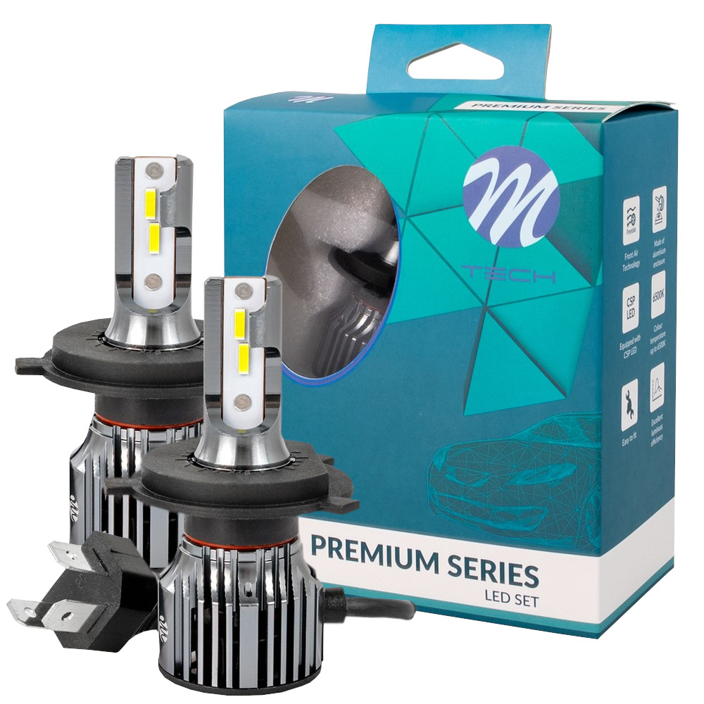 

H4 Led Retrofit Żarówki 12V Zestaw 50W Mocne 200%