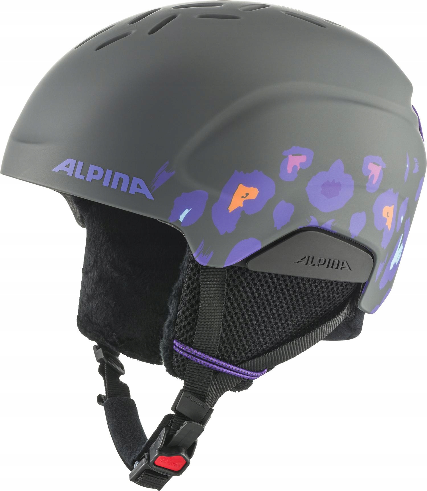 Dětská lyžařská helma Alpina Pizi Midnight Grey Leo Matt S 51-55cm