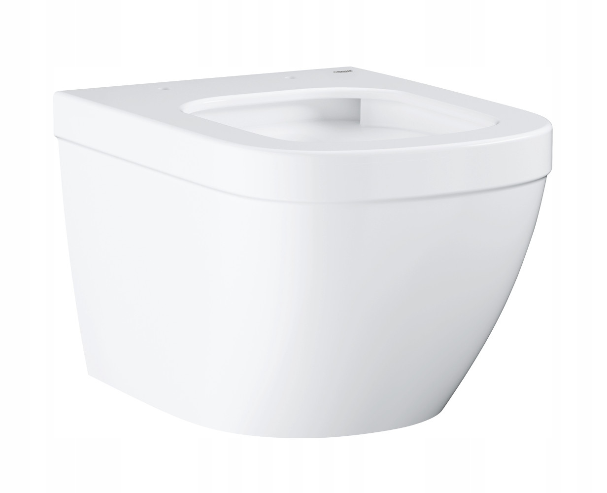 Miska Wc wisząca Euro Ceramic 54 z odpływem poziomym, Triple Vortex, Grohe