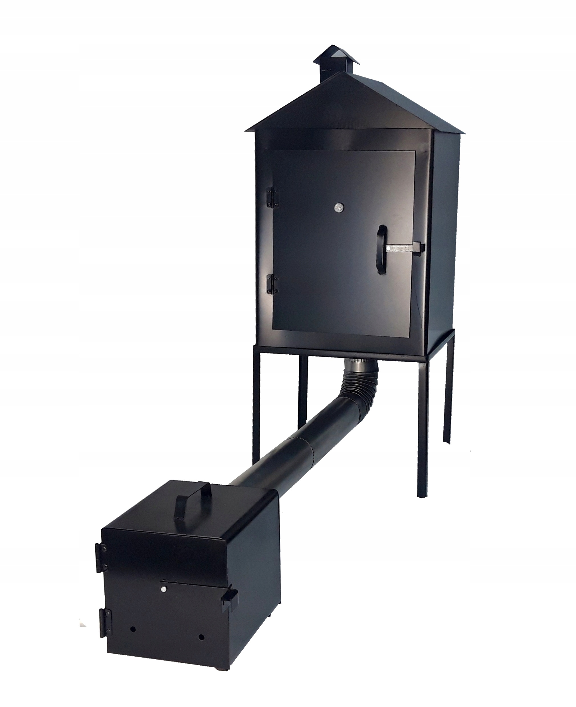 SOLIDNA WĘDZARNIA METALOWA KOMPLETNA STALOWA