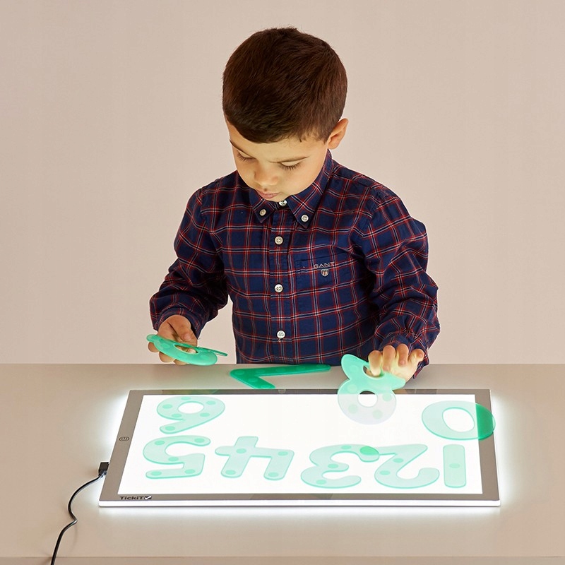 Podświetlany panel LED A3 do zabawy, do przedszkola, dla dzieci