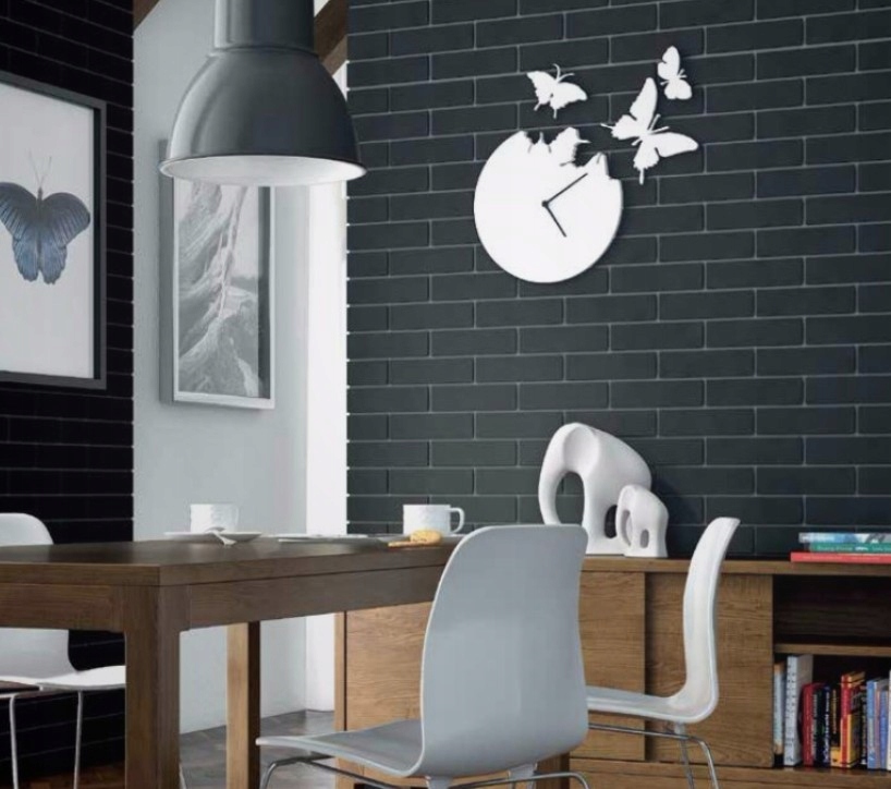 Elewacja NERO płytki CZARNE SZKLIWIONE ścienne Marka Cerrad