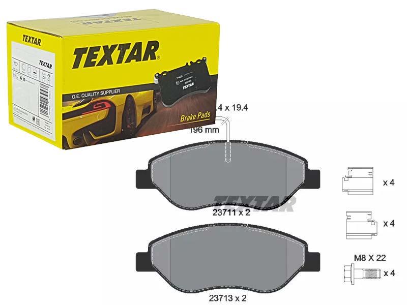 

Textar Klocki Hamulcowe 2371104