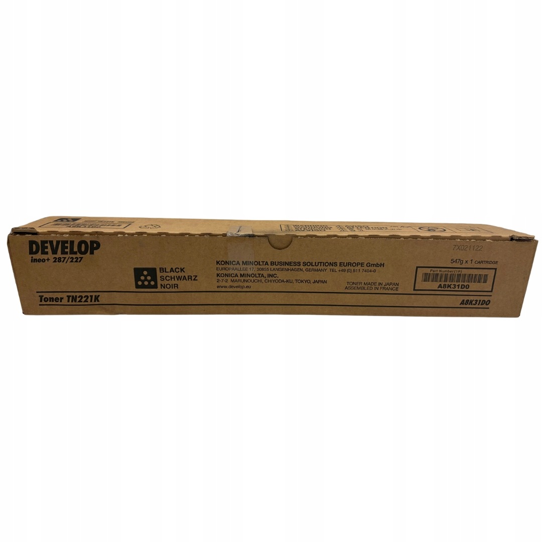 Develop TN-221K A8K31D0 toner černý originál