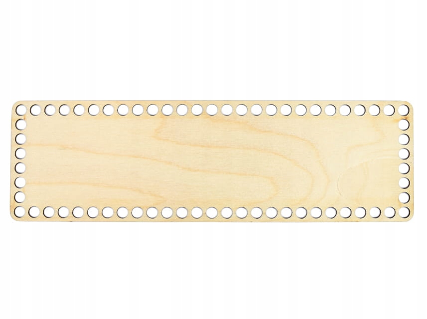 Baza dno koszyka prostokąt /25x7,5cm otwory7mm
