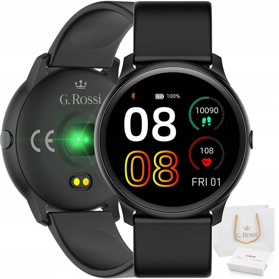 

Zegarek G. Rossi Smartwatch Puls Kroki Sms Fb