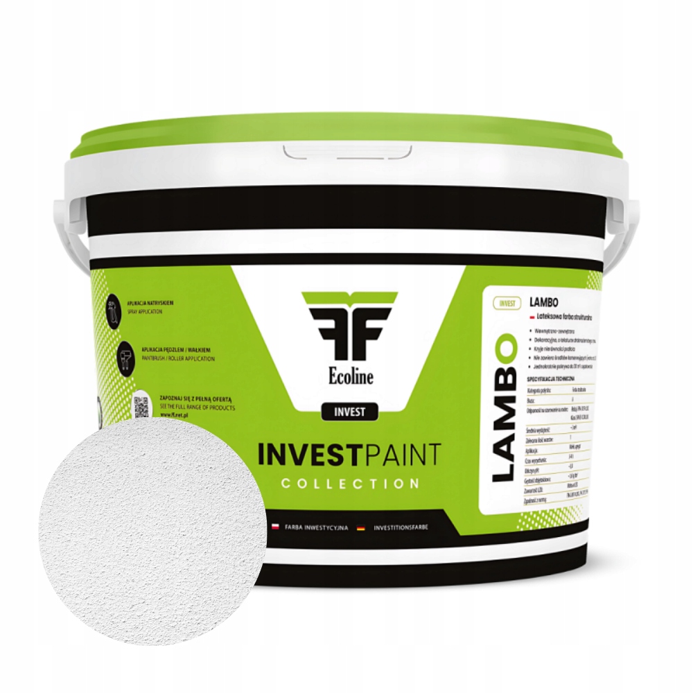 Lambo farba strukturalna 10L wewnętrzno-zewnętrzna