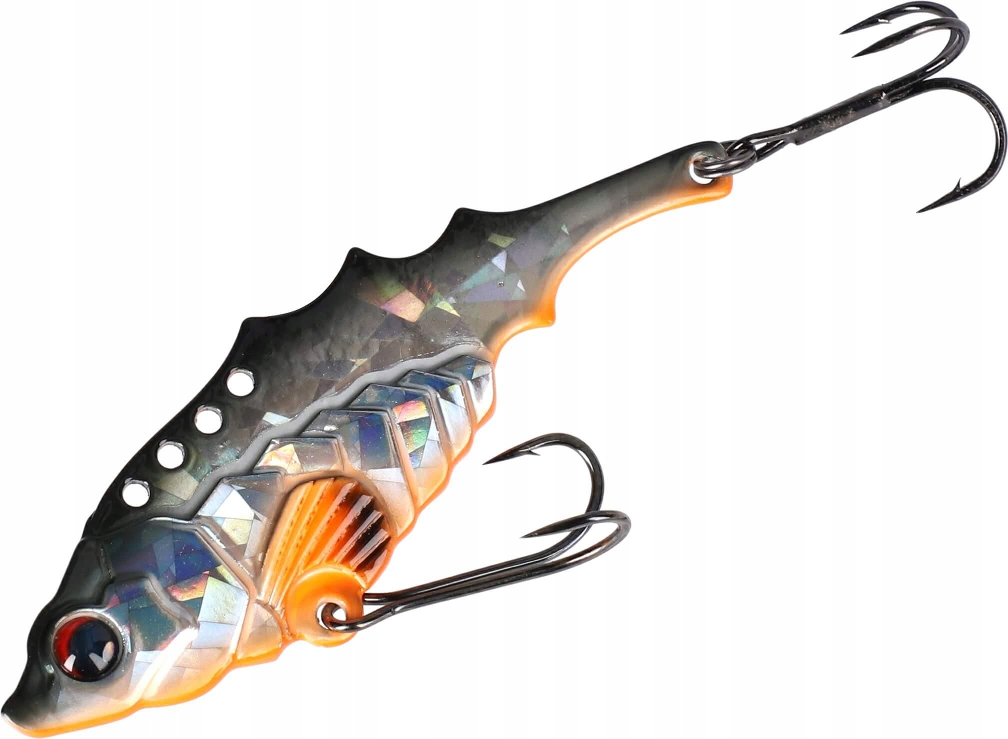 Cykada Mikado M-vib 5g 45mm Holo Roach Spinning Okoń Szczupak dla wędkarza