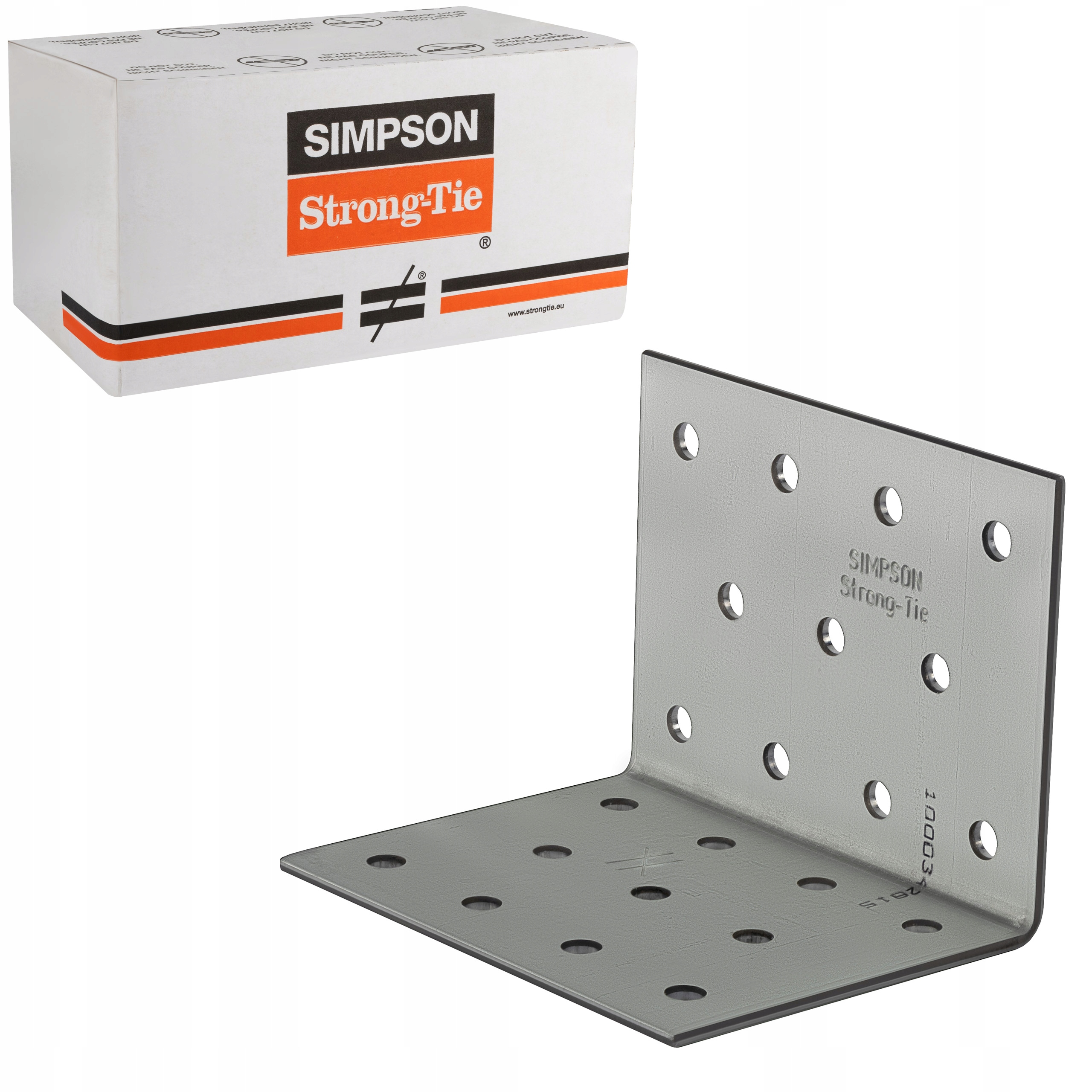Tesárske spojky uholníky 60x60x80 x2 mm 100ks montážne Simpson Anps