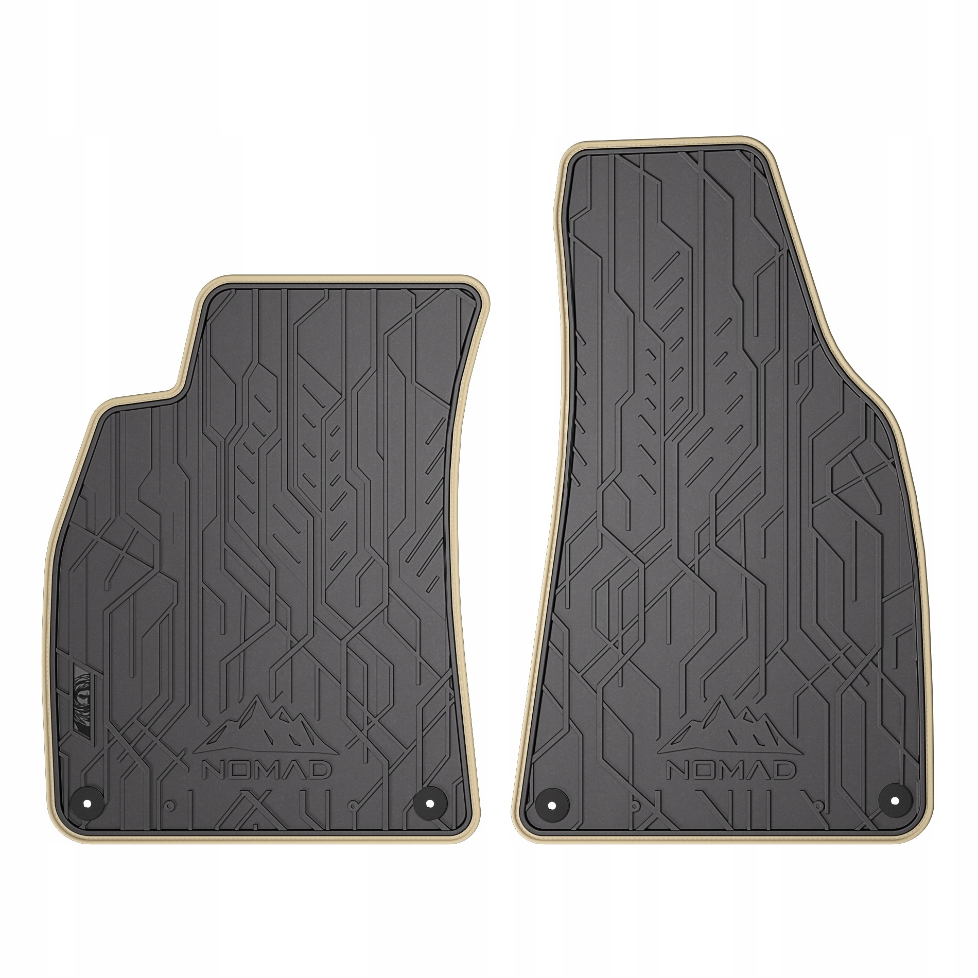 Gumové koberce Nomad Seat Exeo 2008-2013 béžové