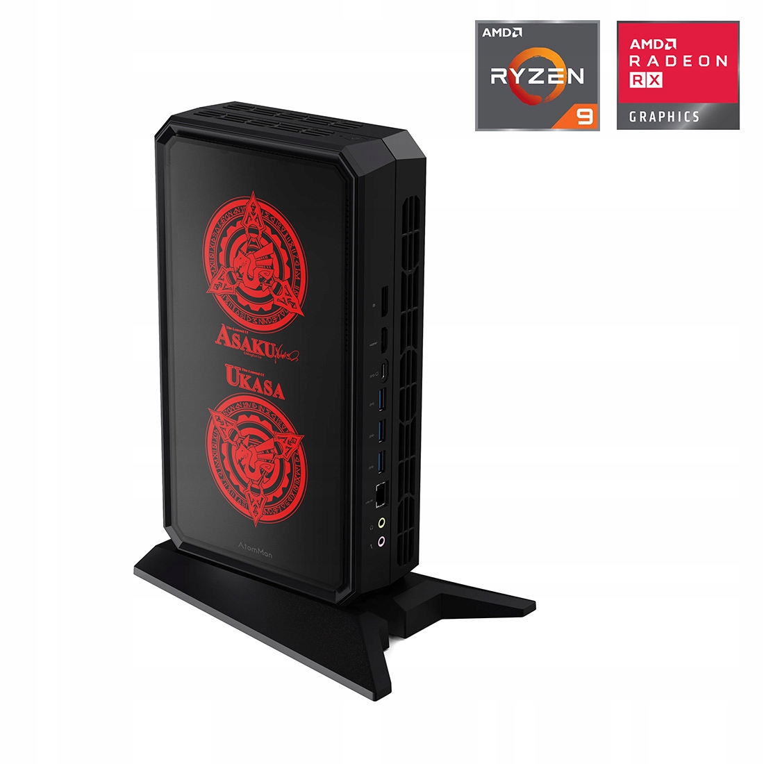 Mini Pc AtomMan G7 Pt Amd Ryzen 9 7945HX Radeon Rx 7600M Xt WiFi 7 Bt 5.4