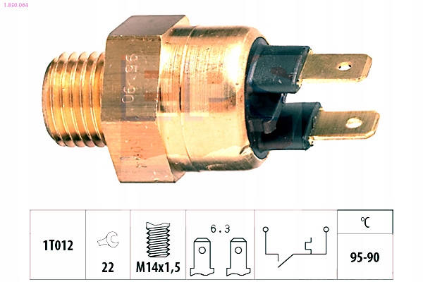 EPS WŁĄCZNIK WENTYLATORA BMW Producent części EPS