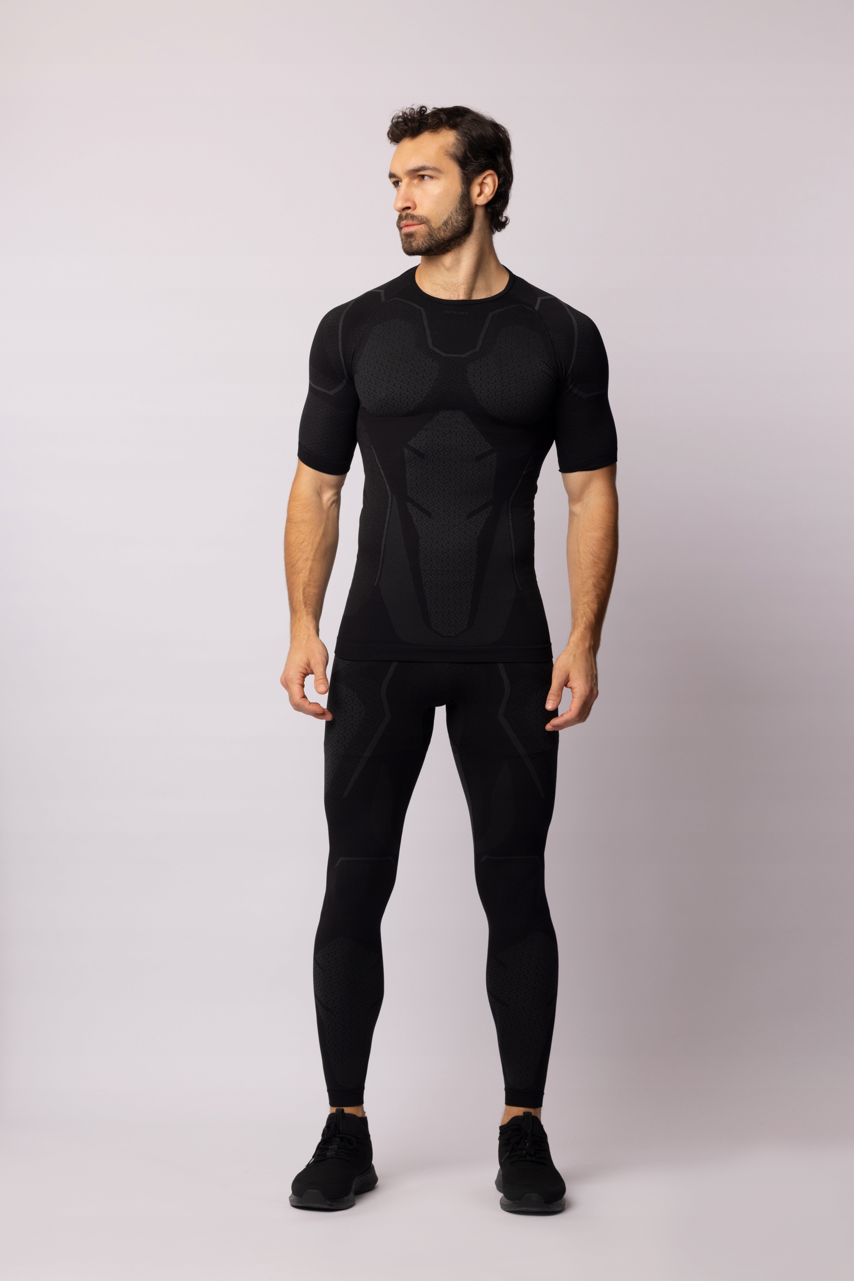 SPAIO RACE Motocyklowe Legginsy termoaktywne ADRENALINE r. L czarno szare Model Adrenaline