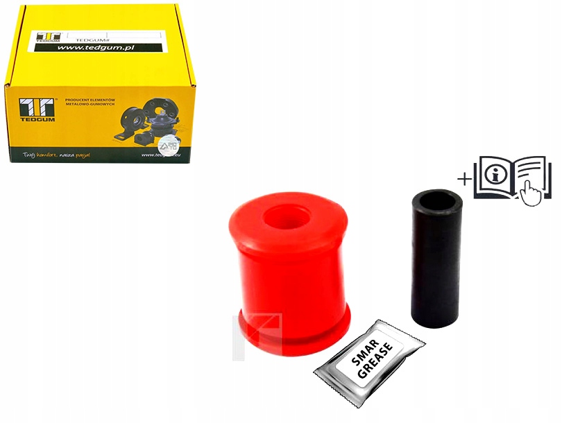 TEDGUM POLIURETANOWA TULEJA 1SZT. DO RESORA RESOR TYŁ L/P TYŁ
