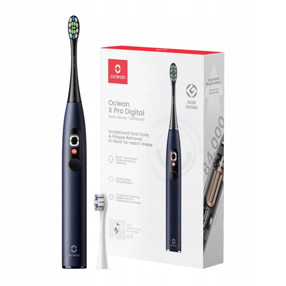 Szczoteczka Soniczna do Zębów Oclean X Pro Digital Ciemnoniebieska