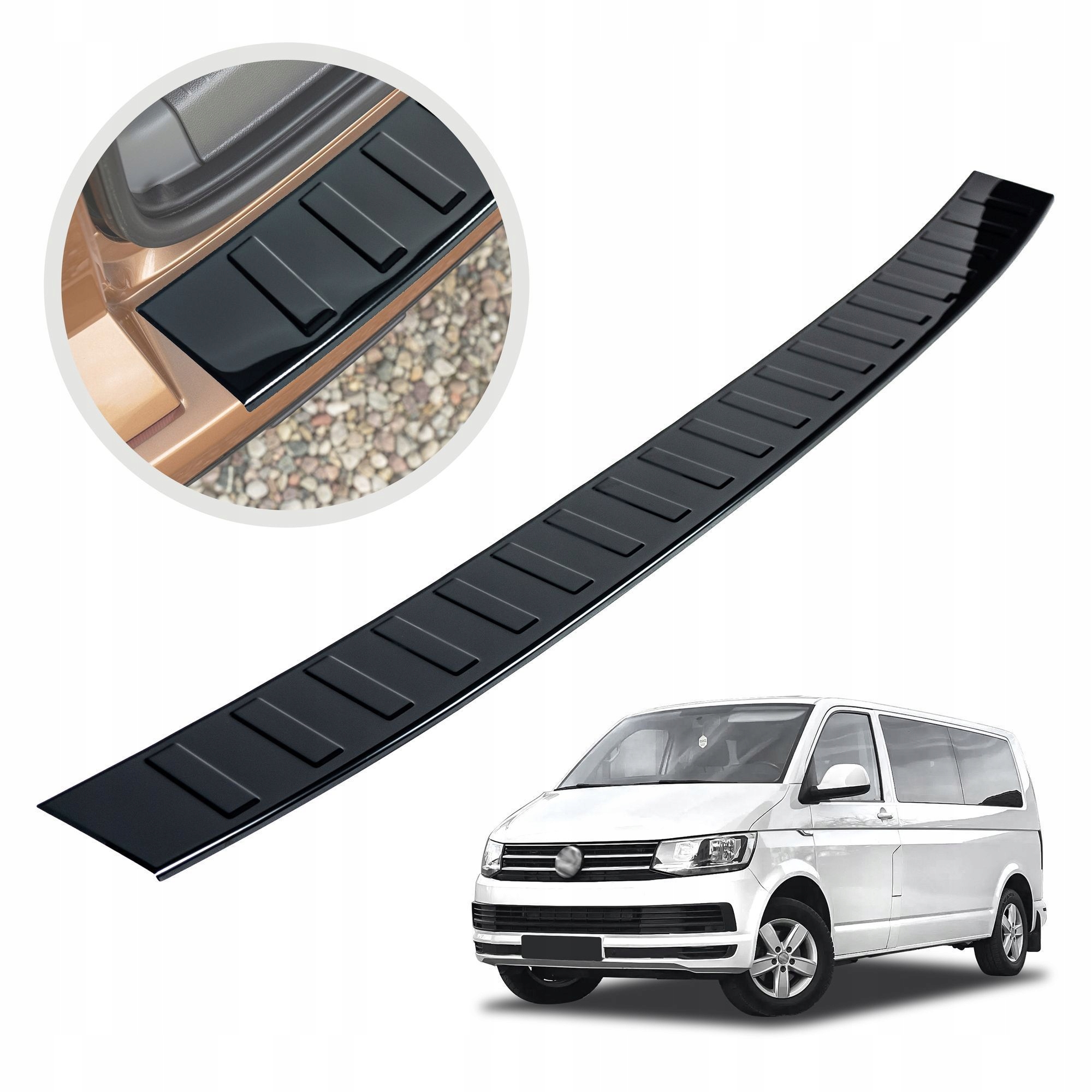Ochranná lišta na zadný nárazník pre Vw Caravelle T6 2015-2019