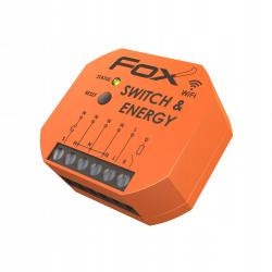 Jednotlivé Wi-Fi relé 230V Fox Switch-energy