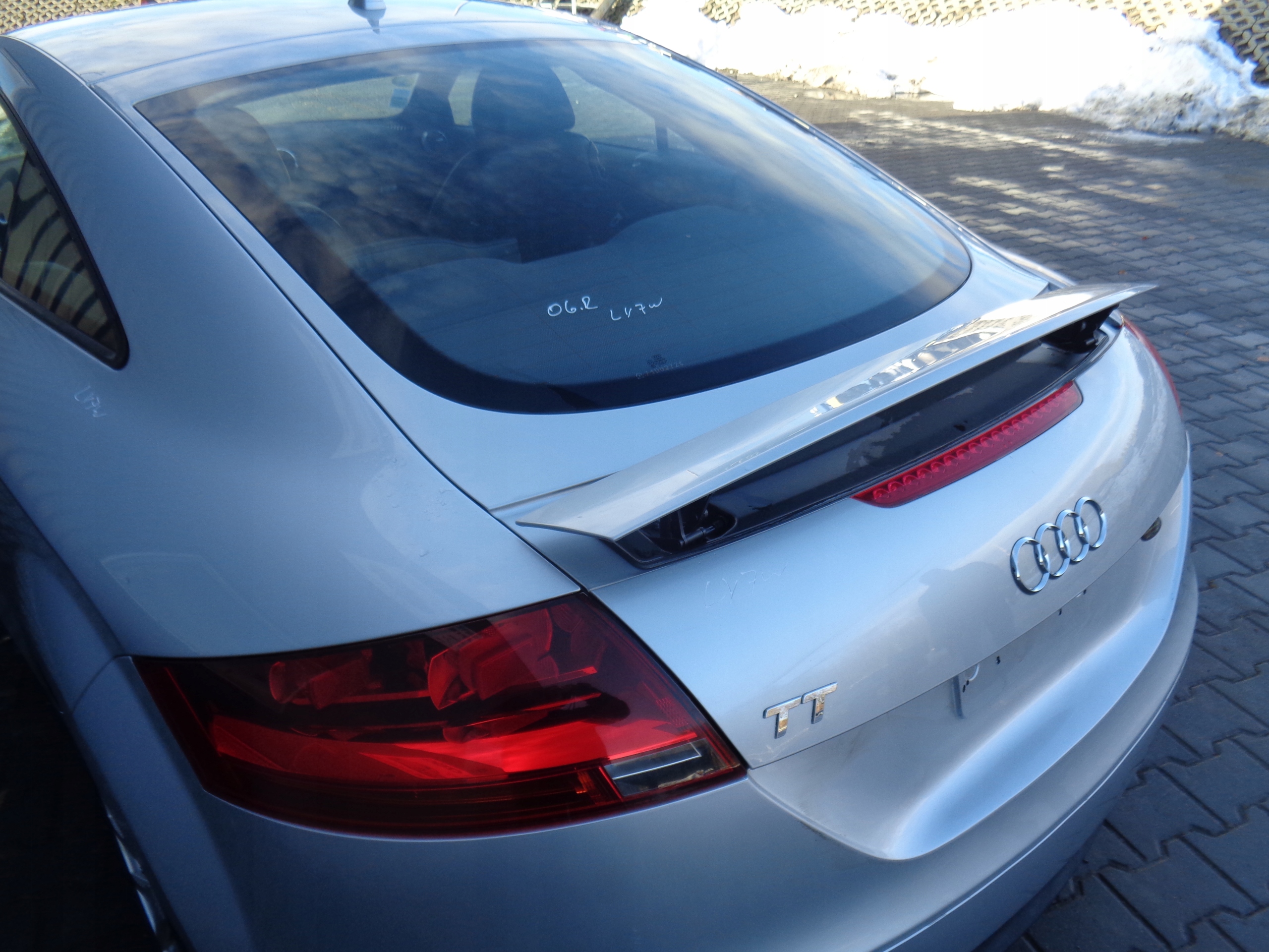 AUDI TT 8J COUPE trunk door boot complete LY7W 06-14r