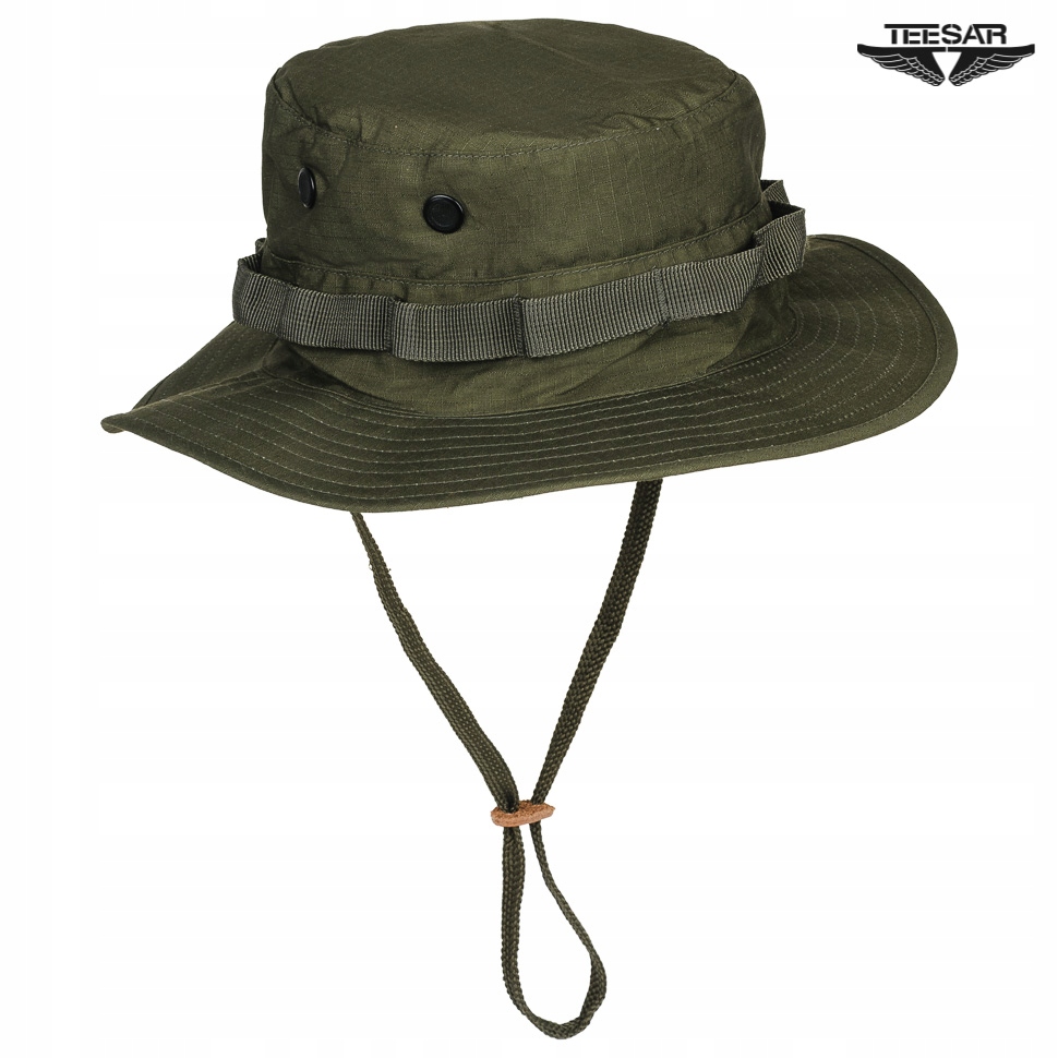 KAPELUSZ Brytyjski Nakarczek RipStop OLIV XL 60cm Kolor zielony