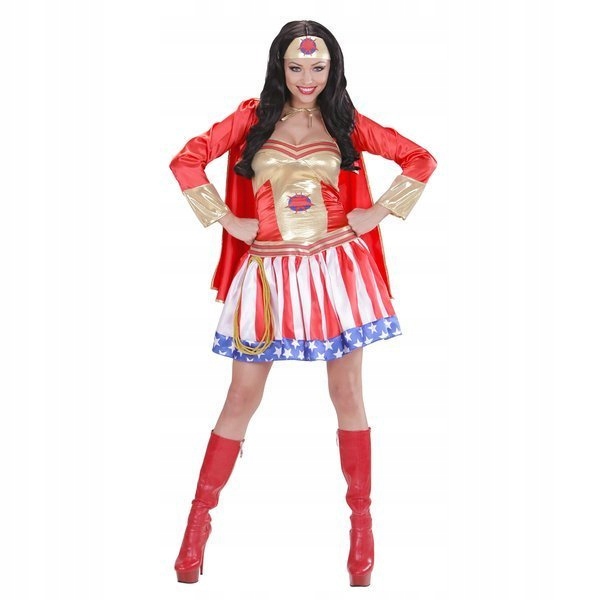Kostým Hrdinky Hero Dámský Halloween Karneval L