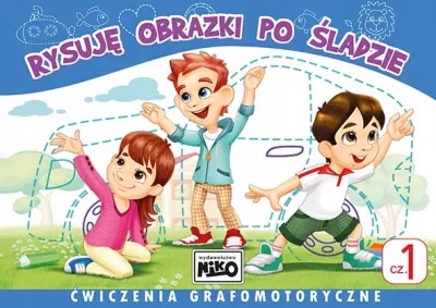 Rysuję obrazki po śladzie. Ćwiczenia część 1