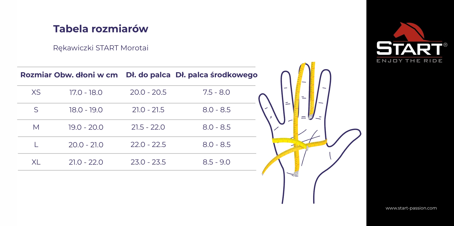 Rękawiczki jeździeckie z siateczką START Morotai Stan opakowania oryginalne