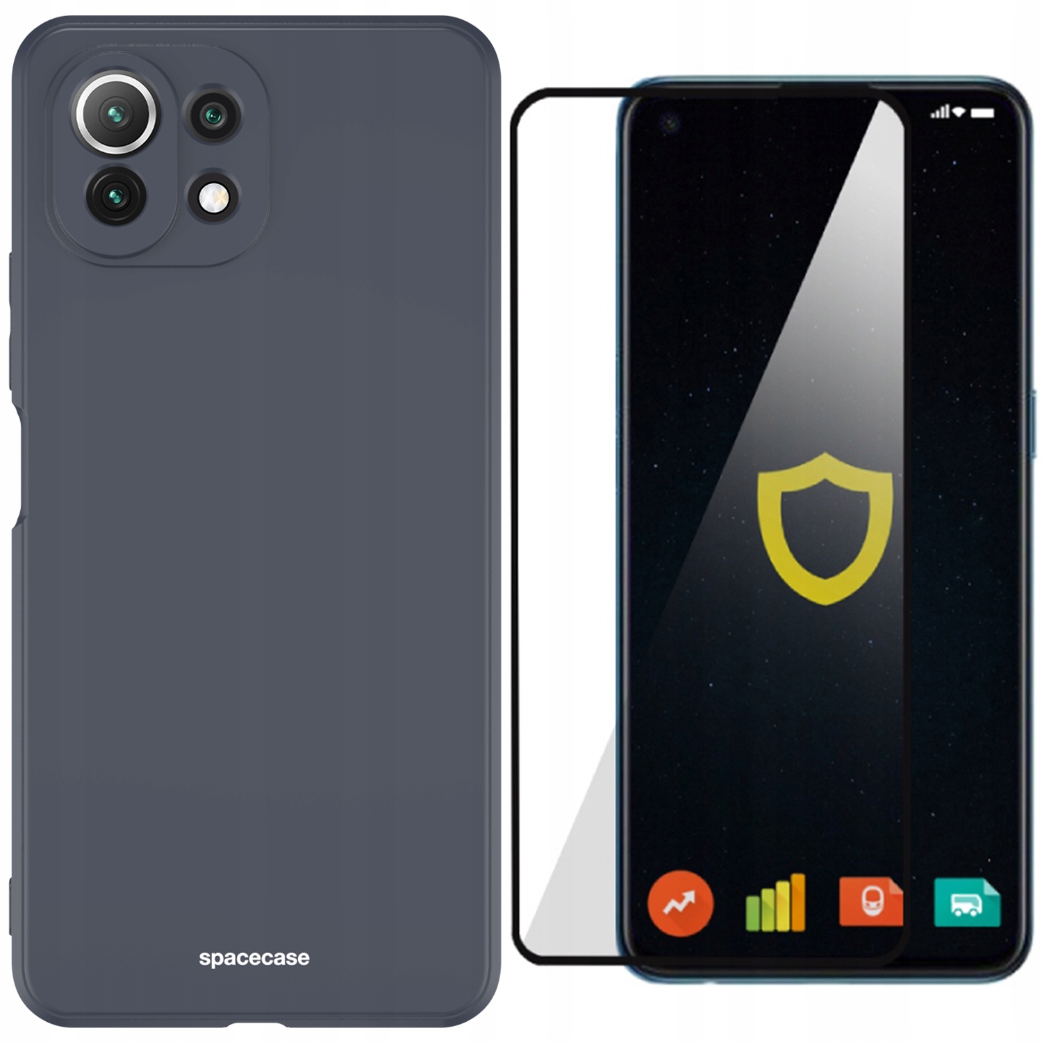 

Etui Matowe Spacecase Do Xiaomi MI 11 Lite Szkło