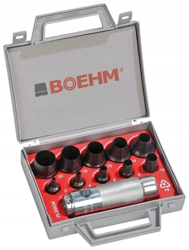 Sada prstencových vykrajovátok 3-20 mm Boehm