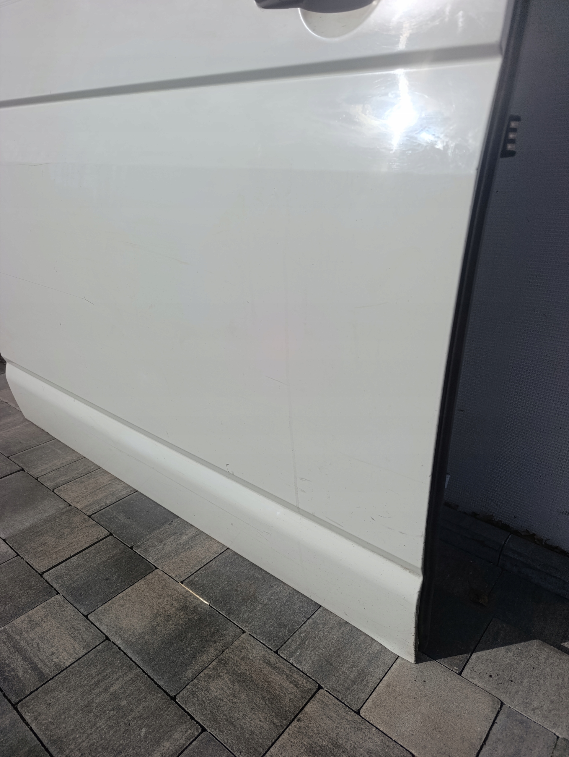 door sliding VW T6 side right biale LB9A