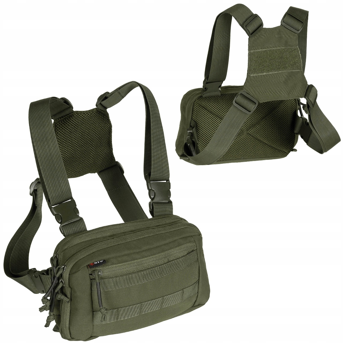 Chest Pack „Recon“ – olivová hrudní taška s nosným systémem
