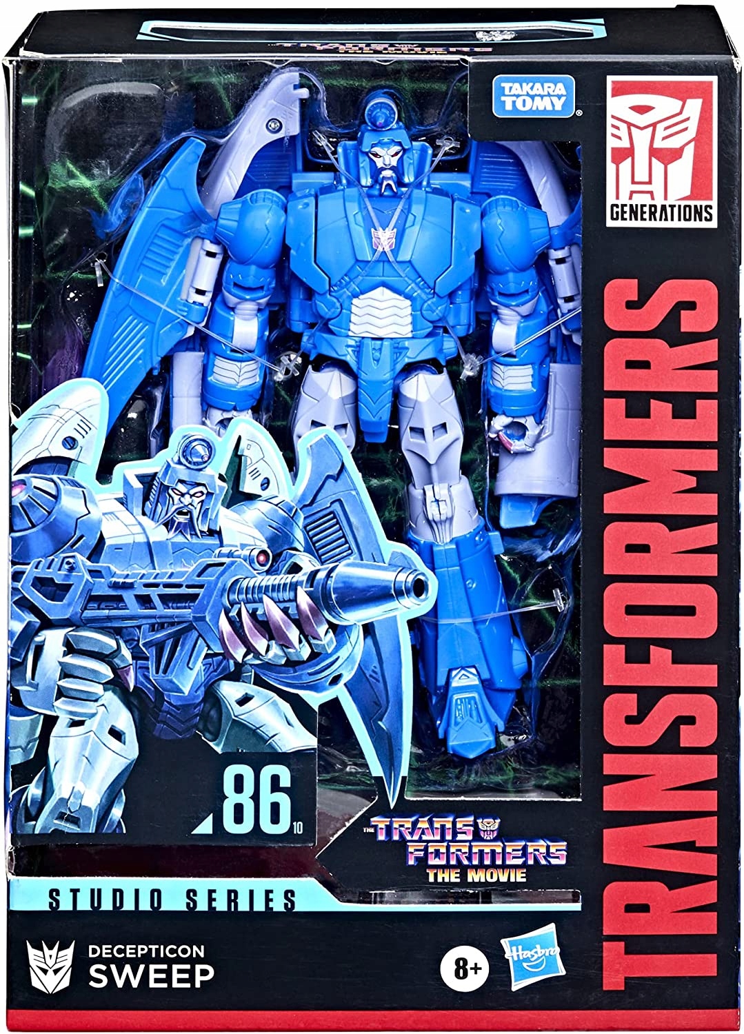 DECEPTICON SWEEP TRANSFORMERS 1986 FIGURKA Z FILMU