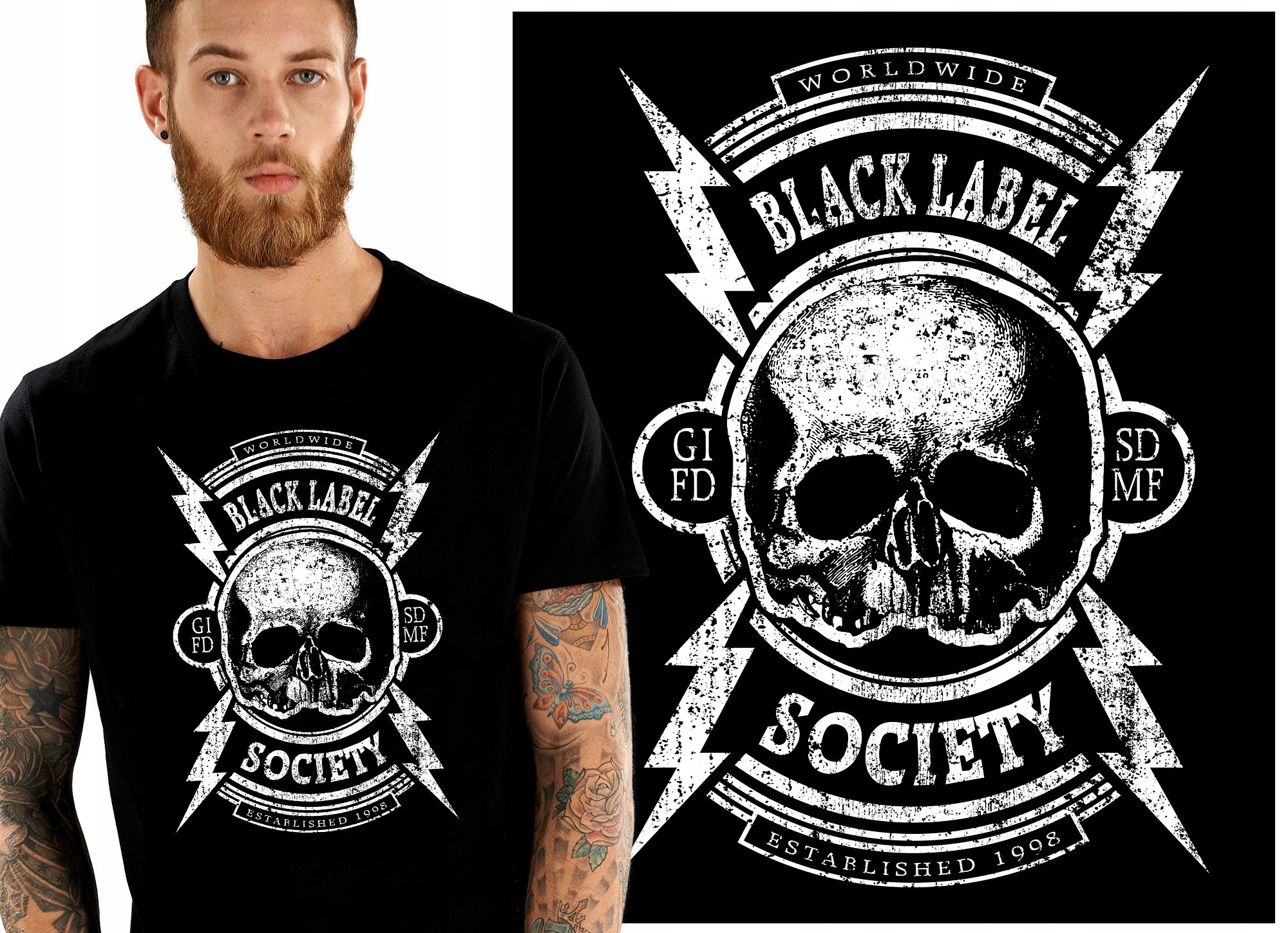 

Black Label Society Bls Sdmf Koszulka Męska M