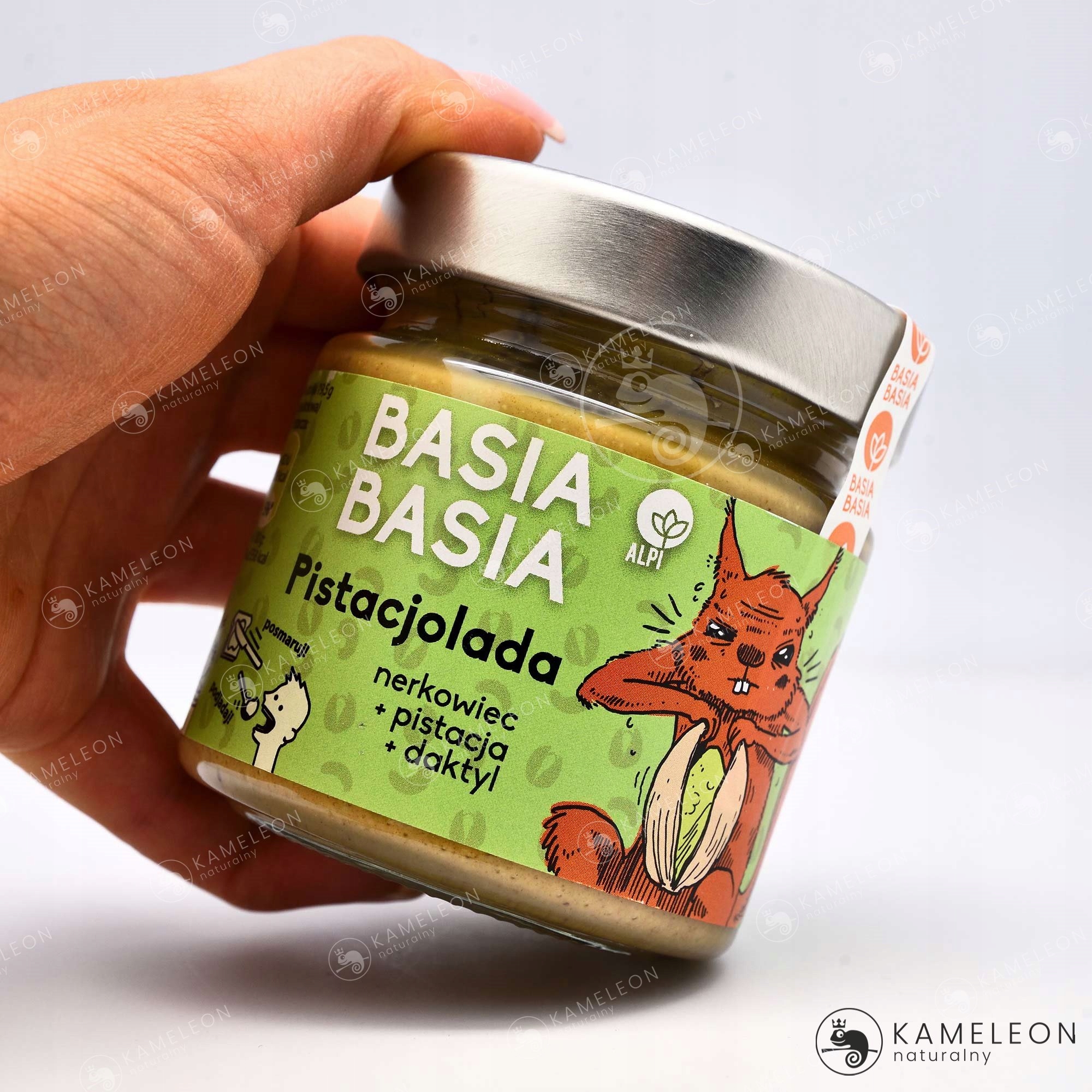 BASIA MASŁO KREM PISTACJOLADA NATURALNA BEZ CUKRU Marka Alpi