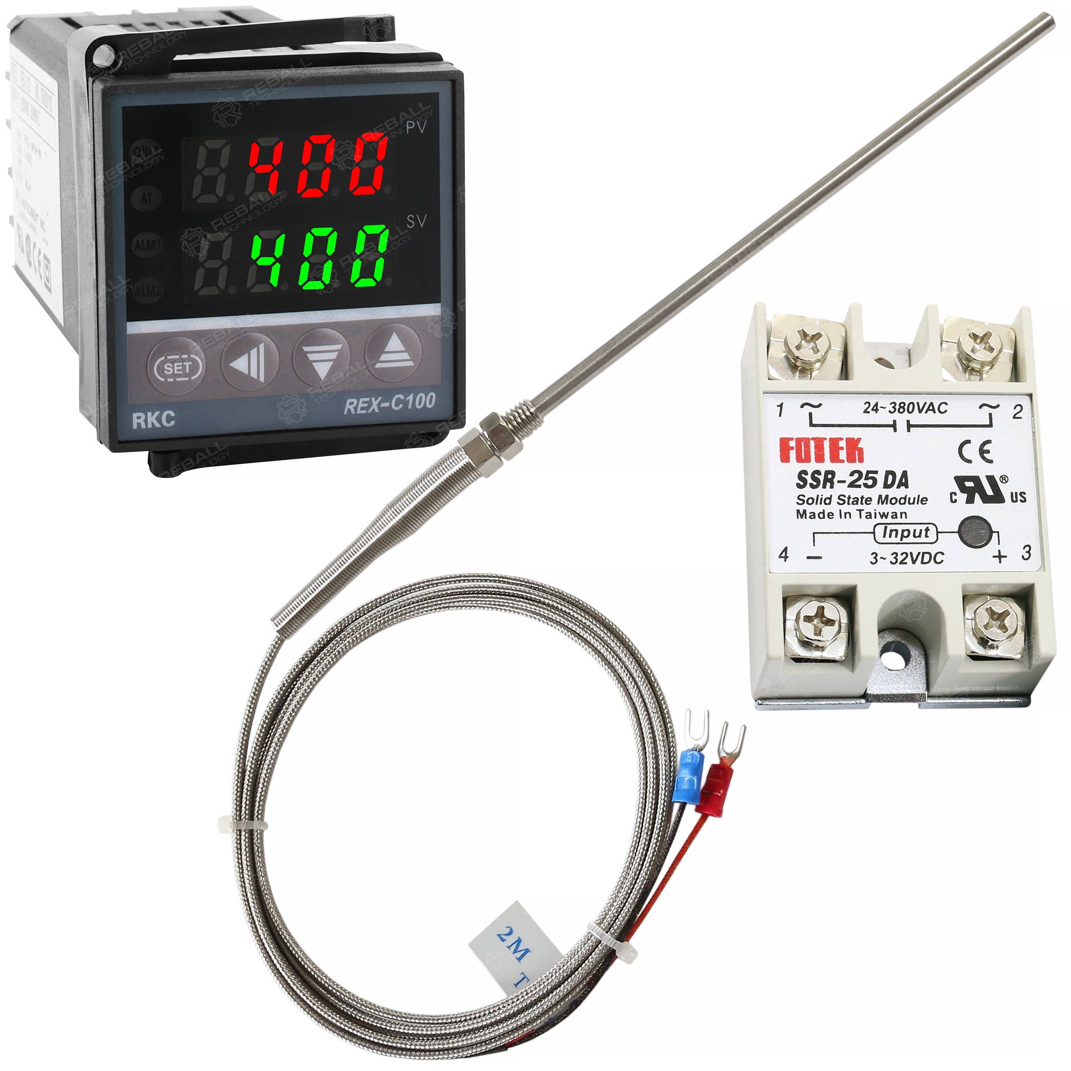 Sada Ovladačů Rex C100 230 Senzor M8 Ssr