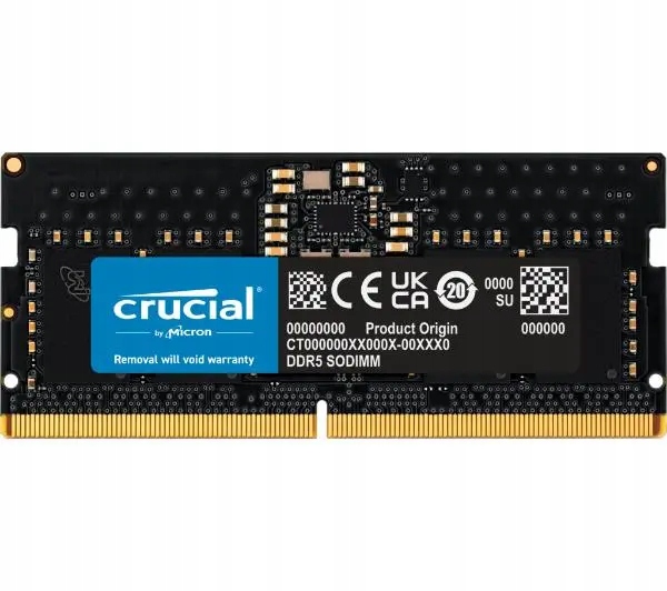 Pamięć Ram do laptopa Crucial DDR5 8GB 4800 CL40 Sodimm