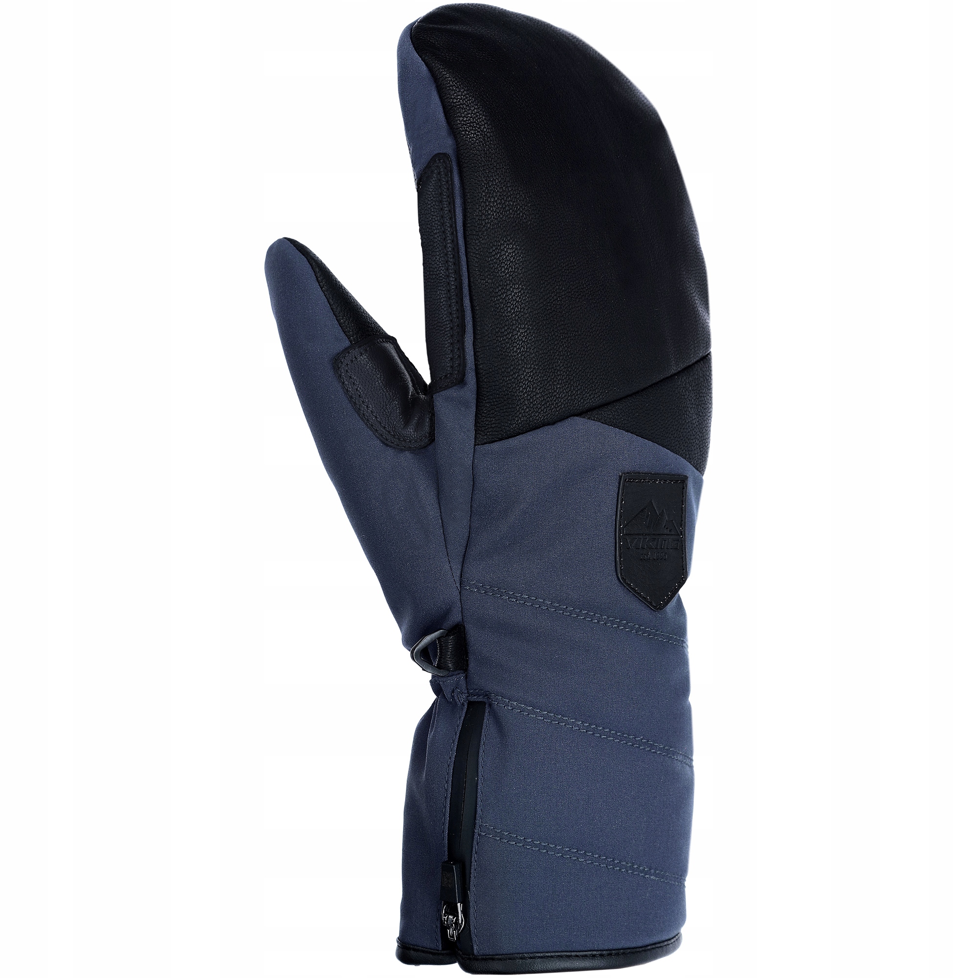 Pánské lyžařské rukavice Viking Norvik Mitten tmavě modré s černou kůží