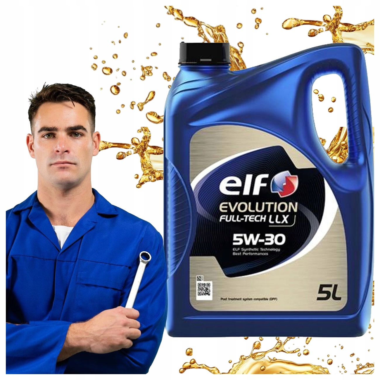 Motorový Olej Elf Evolution Ft LLX 5V30 5 L