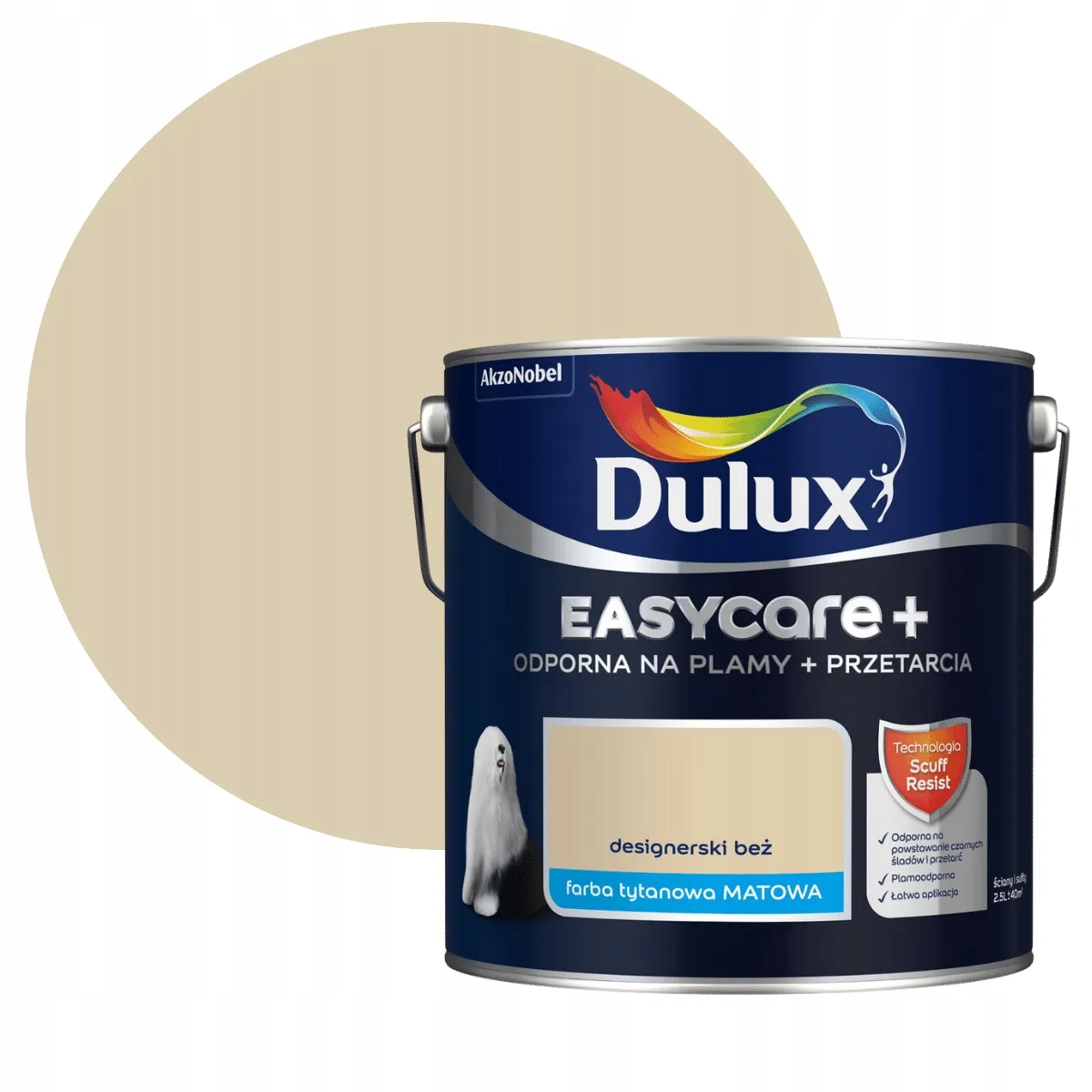 Dulux EasyCare Plus 2,5L Designový béžový