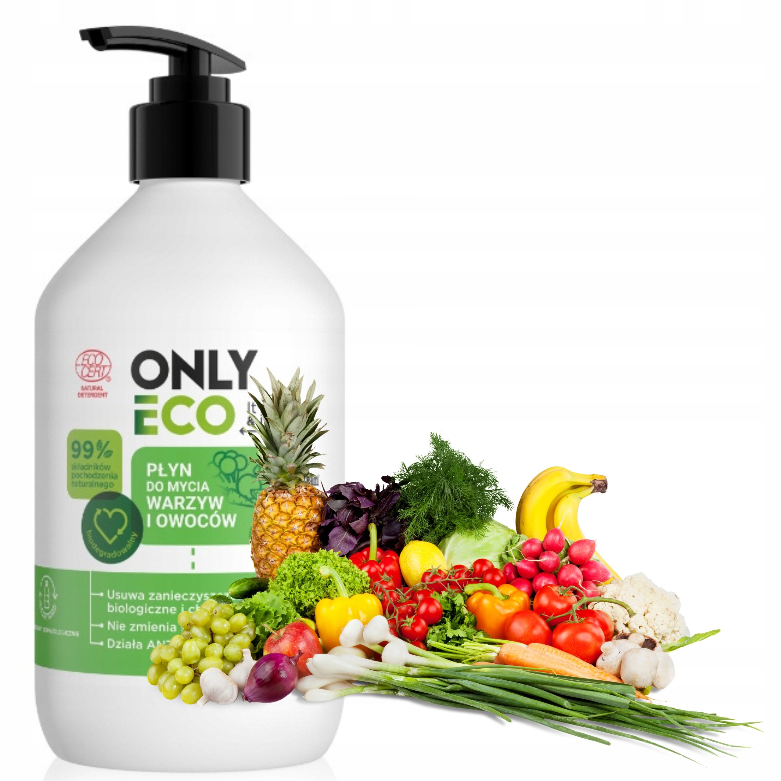 

Onlyeco płyn do mycia warzyw i owoców 500ml