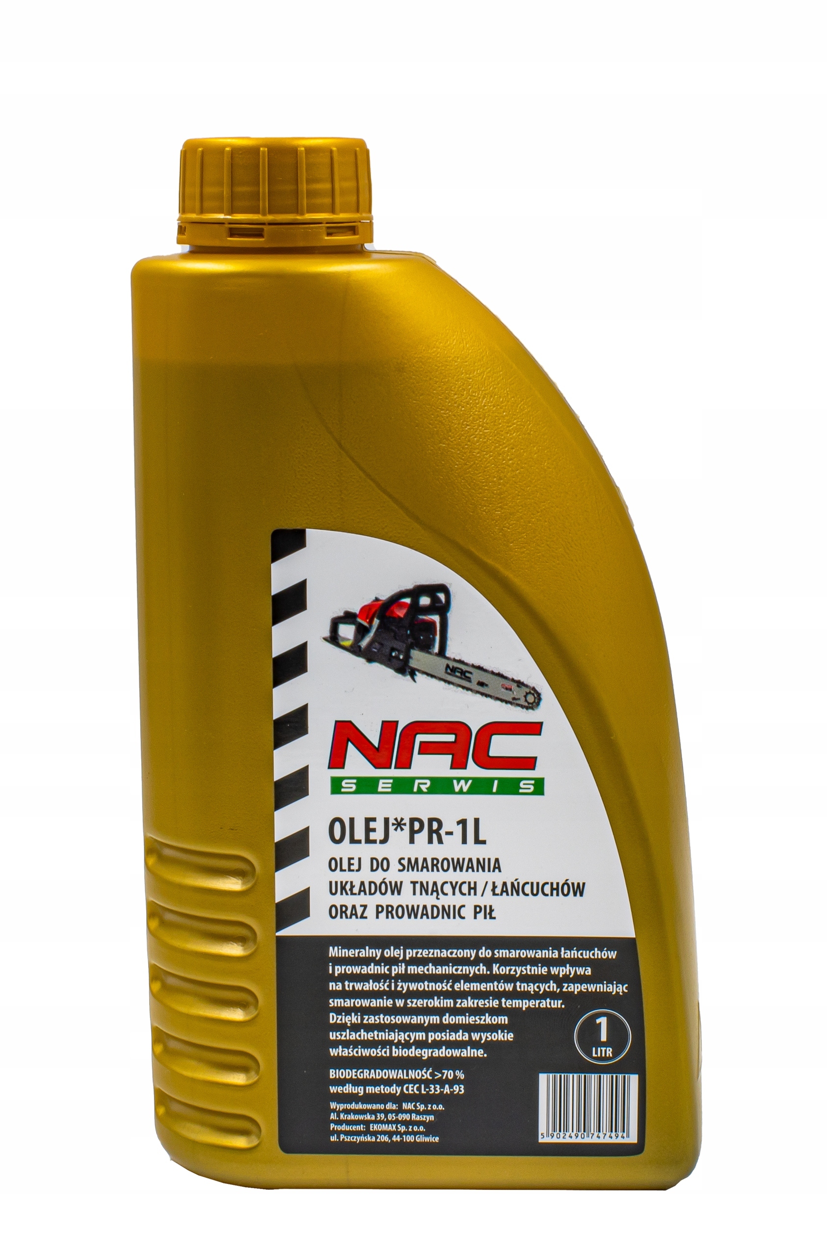 OLEJ PREPARAT DO PROWADNIC I ŁAŃCUCHÓW 1l - 001NAC